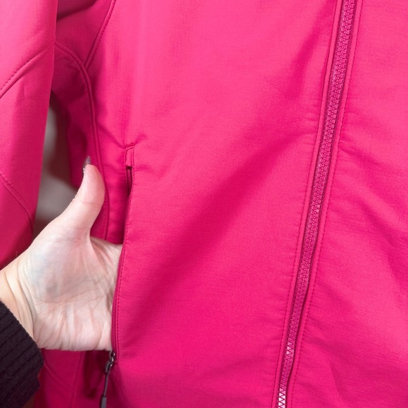 Patagonia Adze Softshell Jacket Sz Small Jeweled Berry Wind Block H2O Resistant - Picture 11 of 14